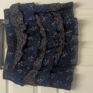 Old Navy Floral ruffle skirt